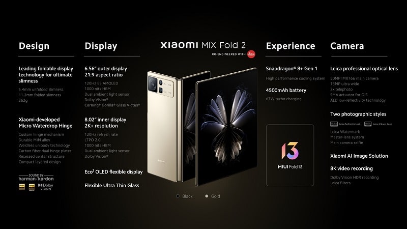Xiaomi Mi Mix Fold 2